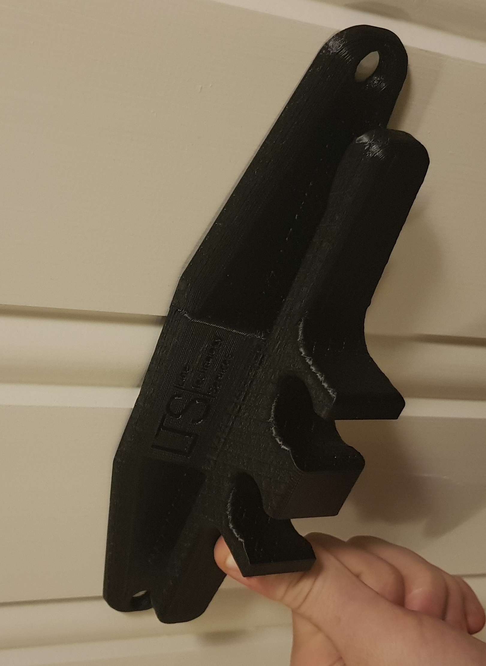 Ski and ski pole holder