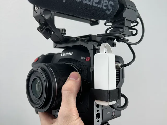 TP-LINK UE300 holder for Canon C70 NATO rail