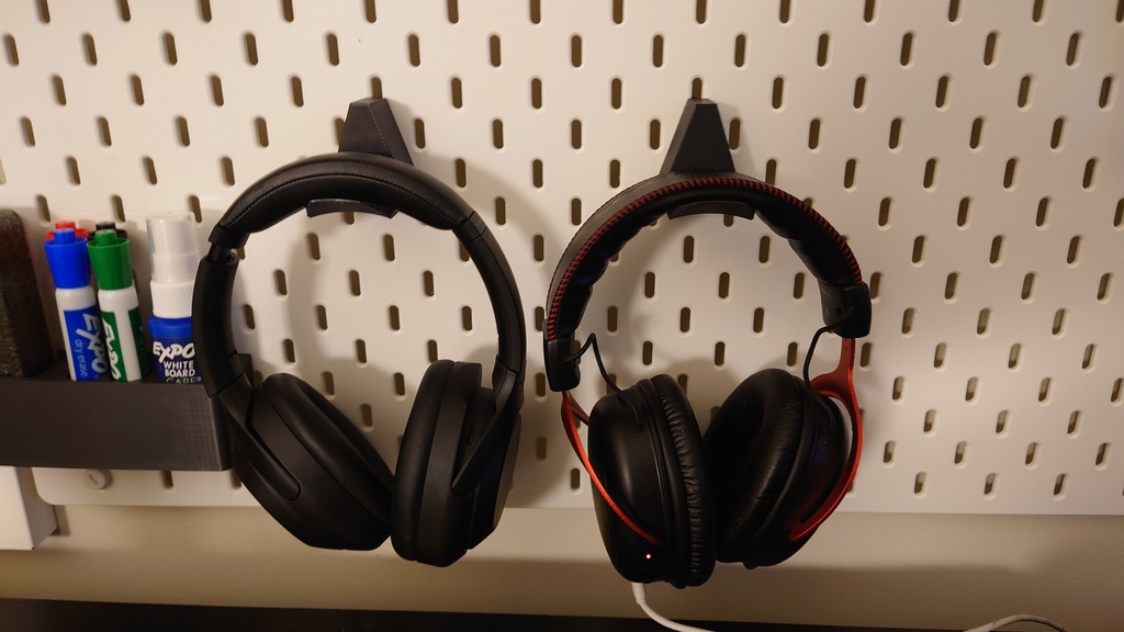 Headphone Holder for Ikea Skadis by blah42 Download free STL model