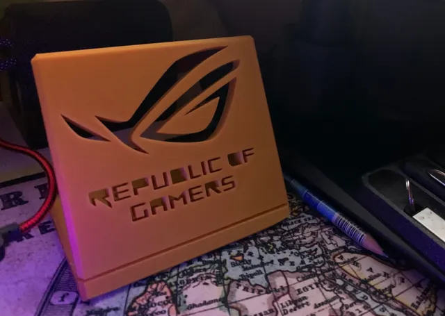 Rog logo stand