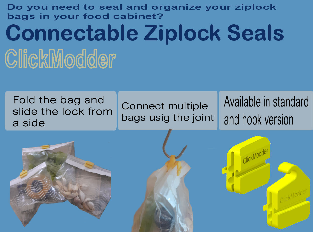 Connectable ziplock seals