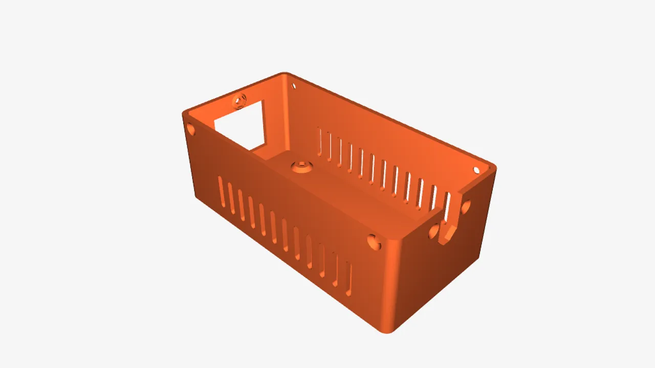 WX-DC2412 Enclosure - Box - Case - XT60 - IEC320 C14 - Fan
