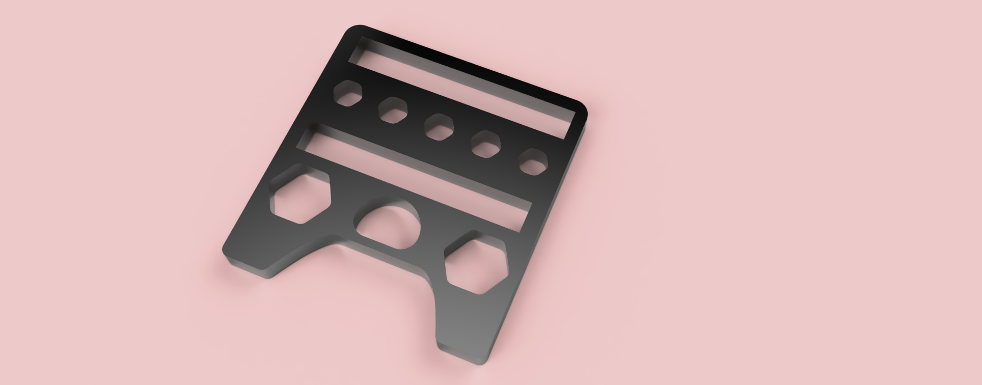 -Hexagonal shelf