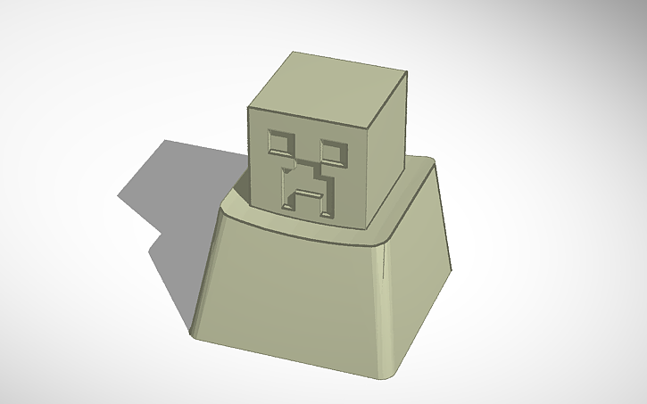 Creeper MX-Style Keycap by TheYellowDuck | Download free STL model ...