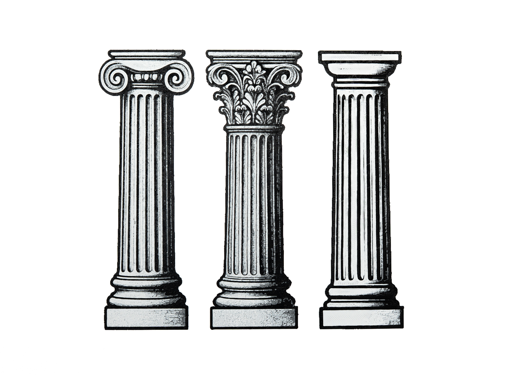 Miniatura 2 do modelo 3D Classical Columns Bookmarks