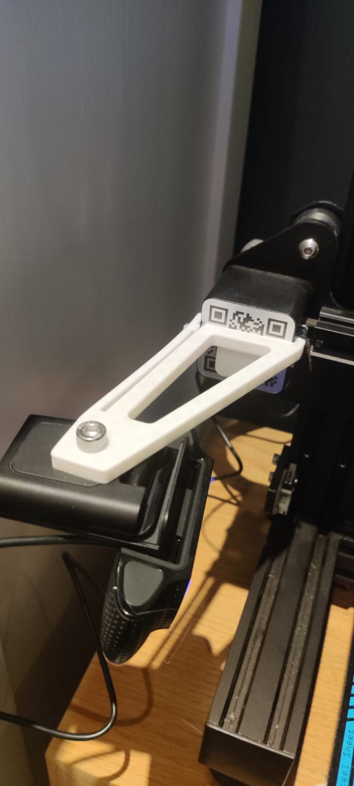 Camera mount for webcam with mounting screw by TravockMD Download free STL model