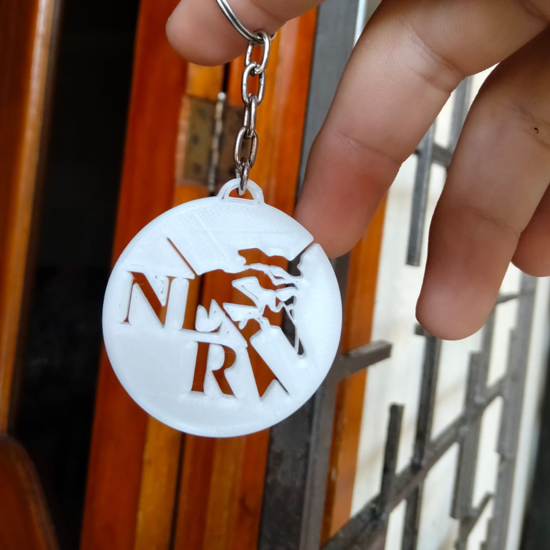 llavero NERV Evangelion