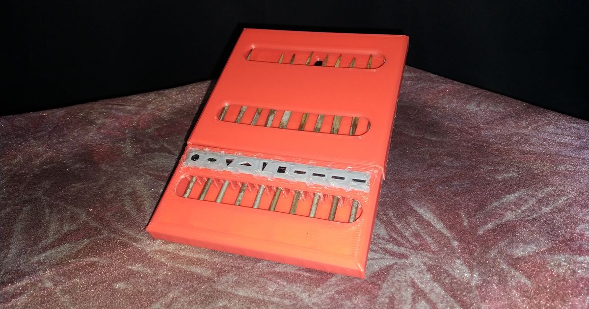 Needle File Holder 3 in 1 Carry Case/ Desk Stand/ Wall Mount by