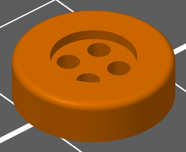 Replacement Shirt Button by nmckayjr Download free STL model