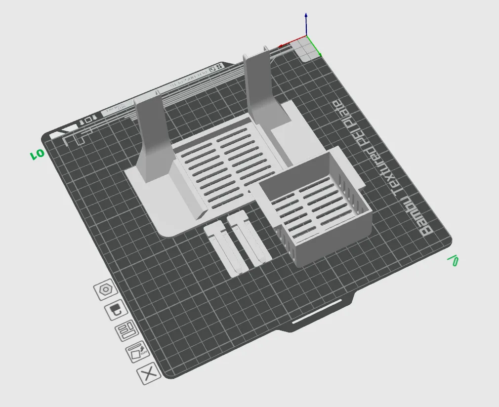 Bathroom Shelves using non-destructive 3M Command Strips by Chipp Walters, Download free STL model