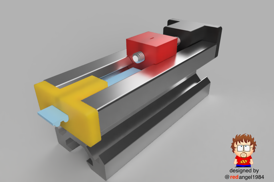 GT2 Belt Tensioner for Drawbot & 2020 Profile Laser Engravers