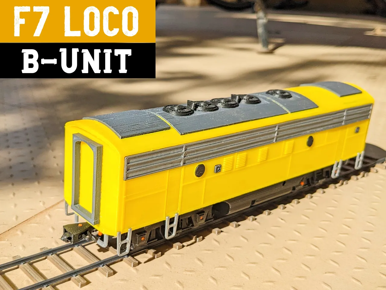 F7 Locomotive B-unit (Open Source) por rambros | Descargar modelo STL  gratuito 