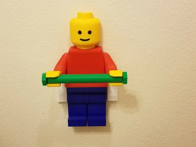 Minifig TP Holder - Updated Rod