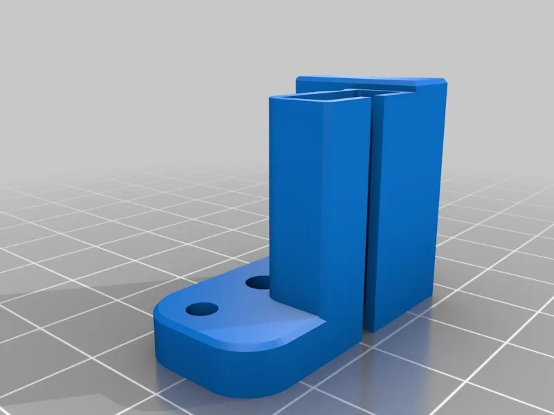 3D Printable Creality Ender-4 BL-Touch Mounting Plate by Shaggy Dog