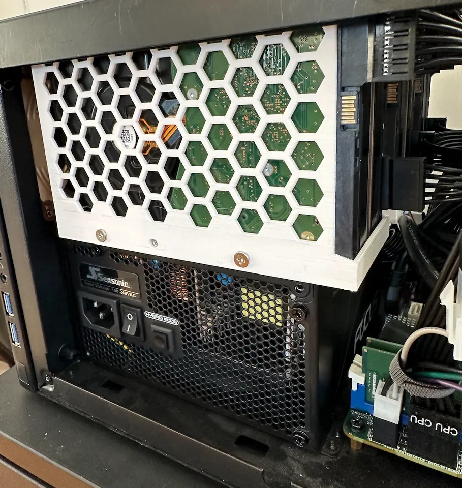 Fractal Node 304 HDD mount cage by brujoand Download free STL