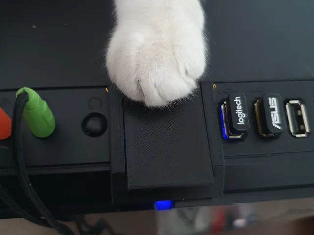 "Tactical" power button cover