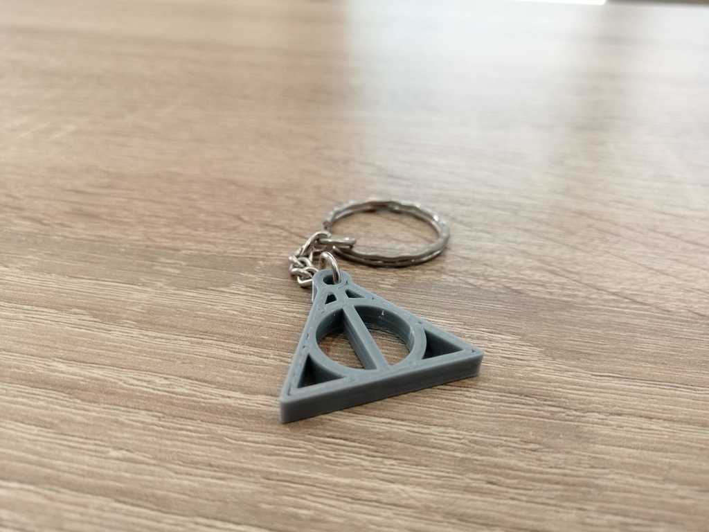 Harry Pottter Deathly Hallows KeyChain By Shout Download Free STL Harry Pottter Deathly Hallows KeyChain By Shout Download Free STL