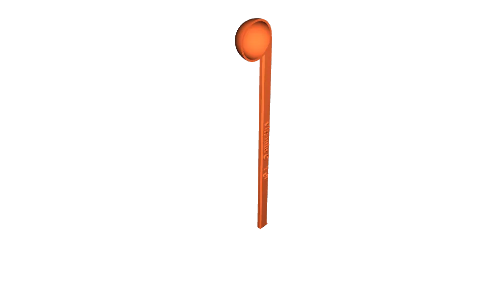 Free STL file 5 Grams Measuring Spoon/Scoop 🏠・3D printing template to  download・Cults