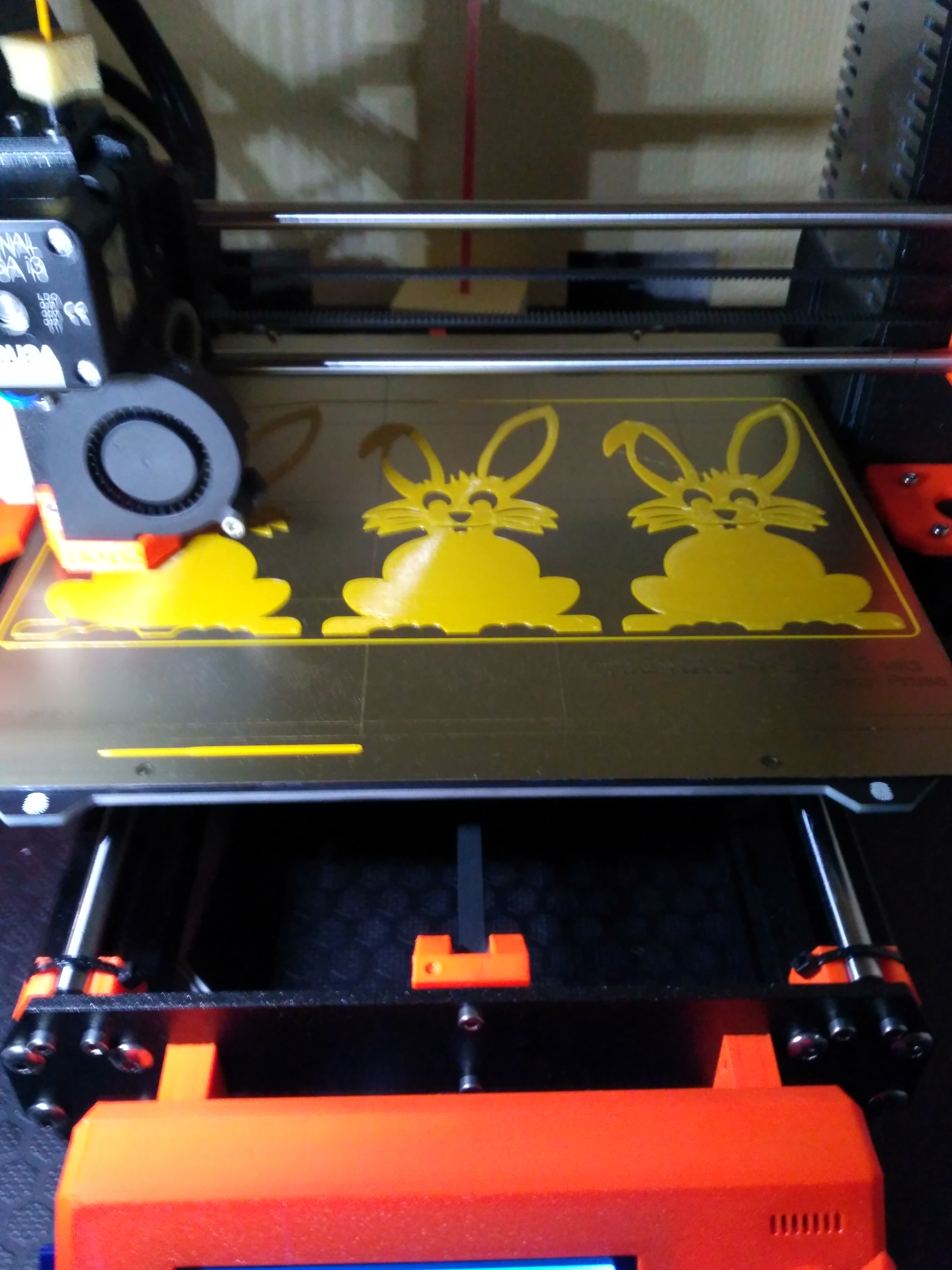 Bookmark as easter rabbit