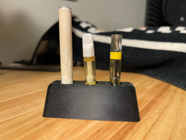 Vape Cartridge Stand & 510 Charger Holder (Remix)