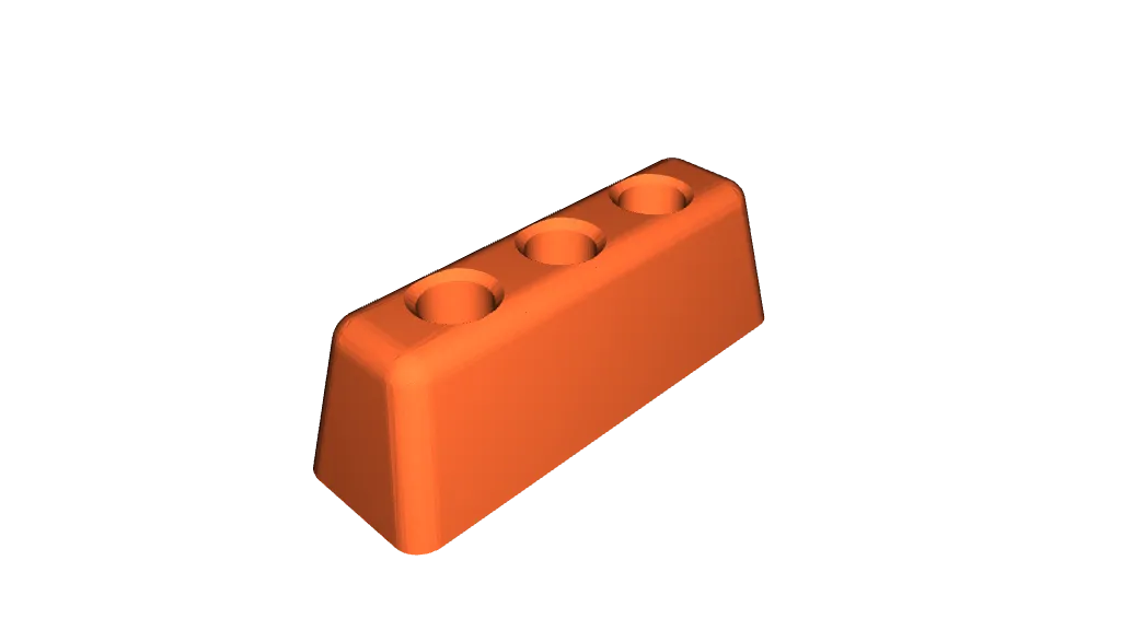 Designz3D 510 Cartridge and Battery Pen Holder Hexagon - 12 Spaces (Orange)