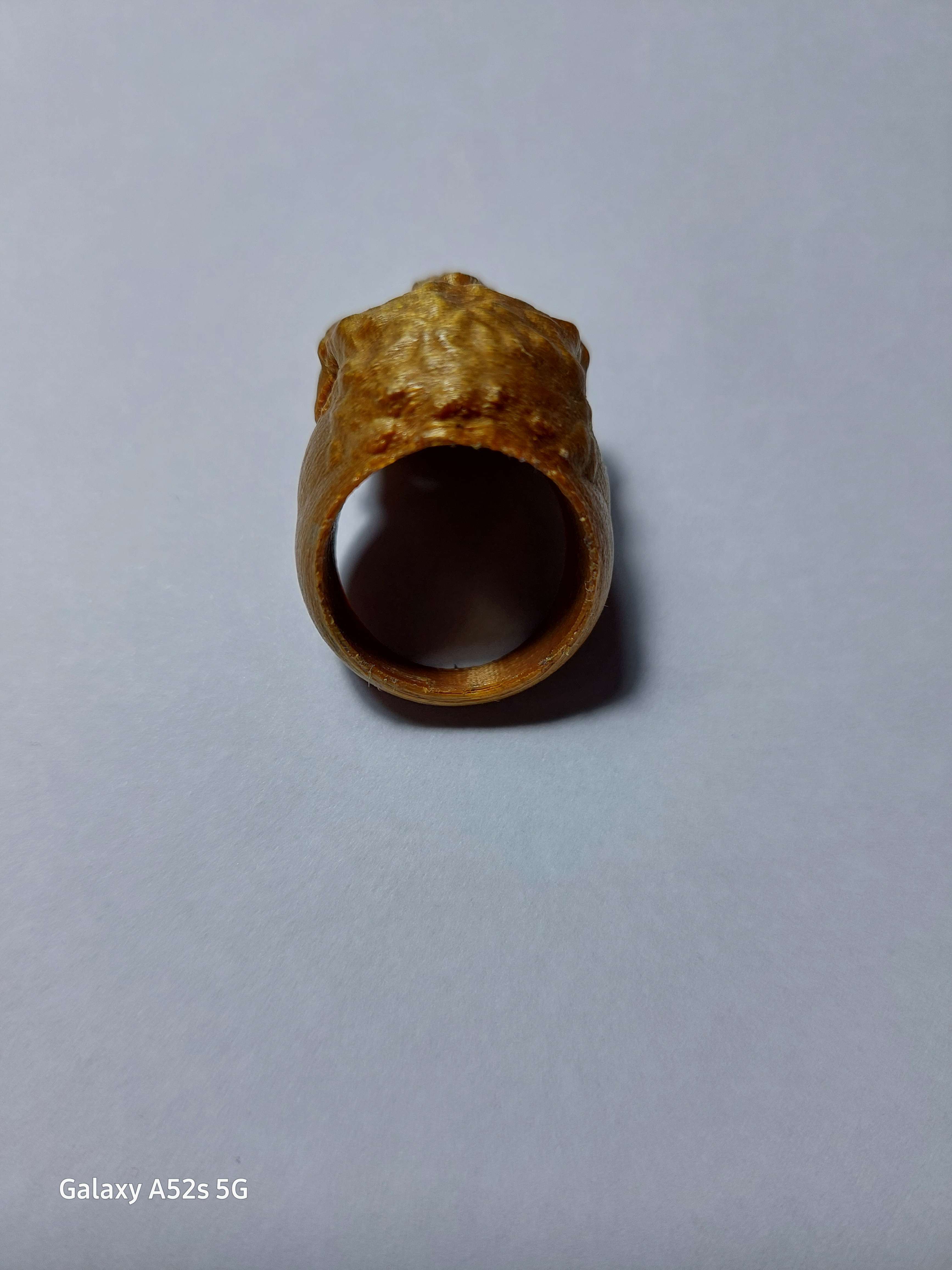 Miniatura 2 do modelo 3D Skull ring