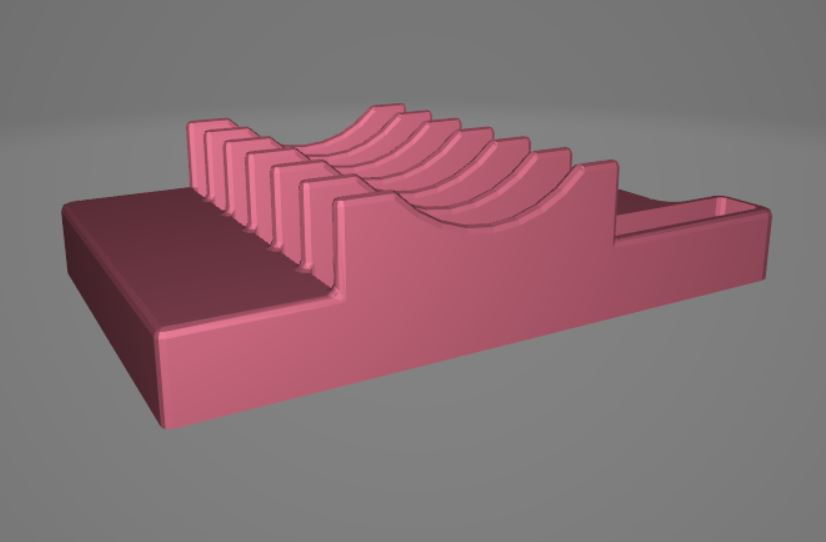 6x Lid Holder for IKEA 365+ 3D model thumbnail