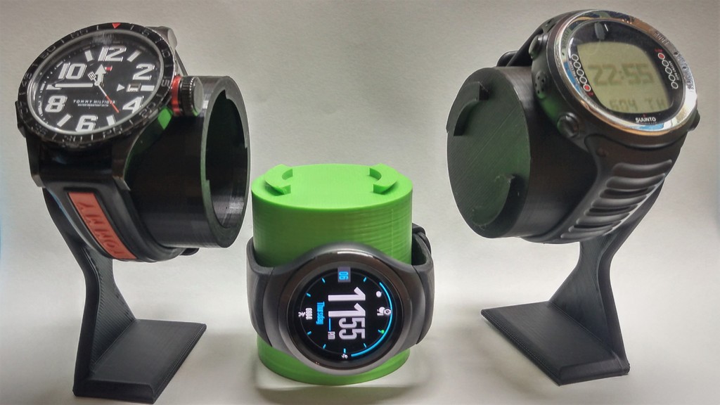 Miniatura 2 do modelo 3D Modular watch holder (stand)