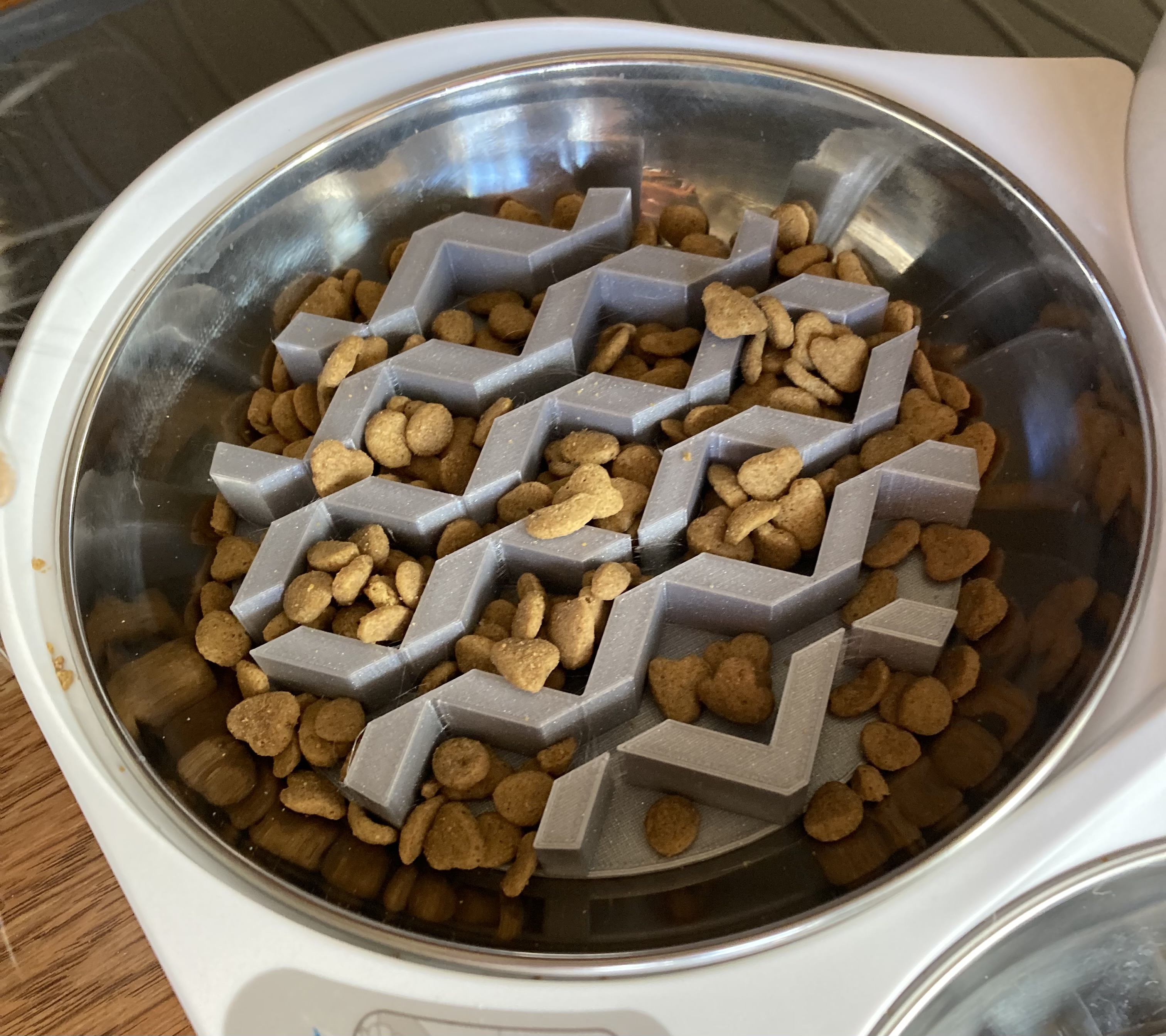 Cat Bowl Puzzle Insert