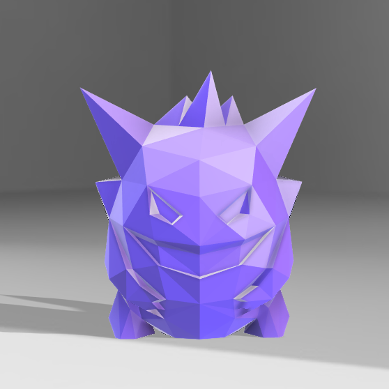 Stackable Low-Poly Gengar