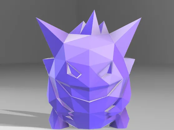 Stackable Low-Poly Gengar