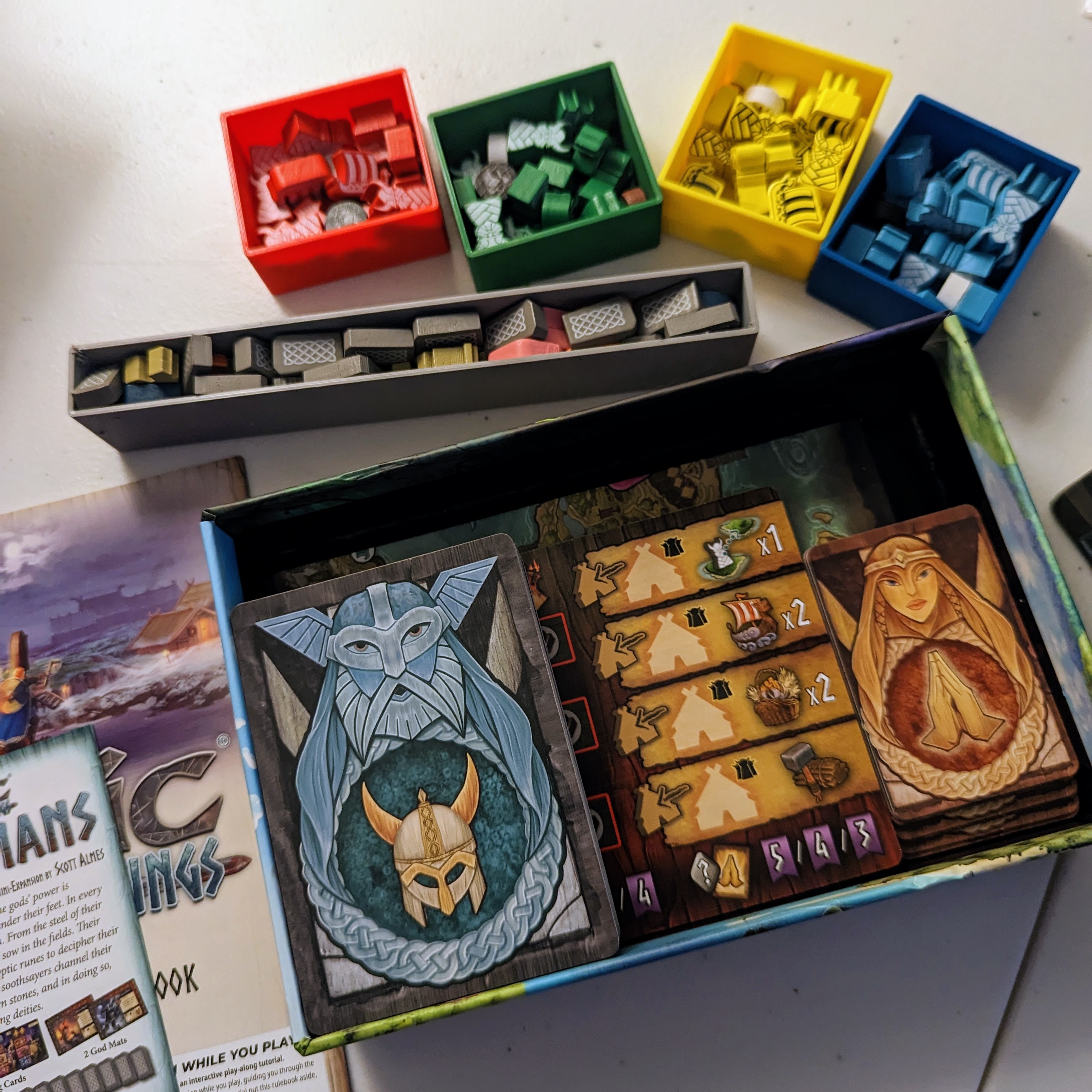 Miniatura 2 do modelo 3D Tiny Epic Vikings Insert (Shamans + Ragnarok)