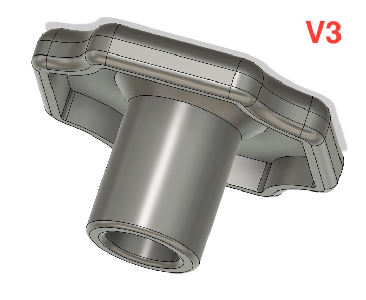 Pressure cooker knob