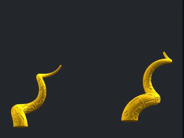 Kudu Fantasy Horns (5 variations)