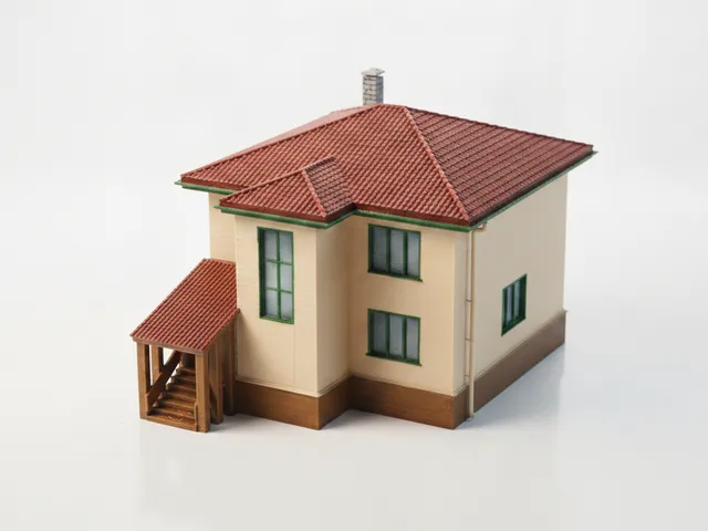 Brick House Architectural Model Building 3D Printable
