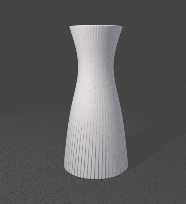 Vase With Stripes