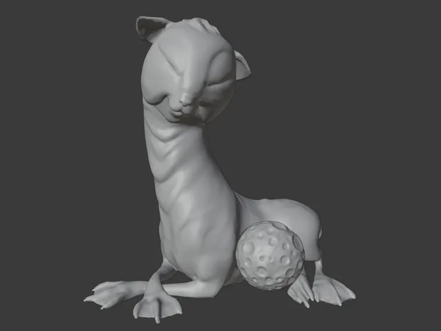Sleepy Mooncalf with Moon (Harry Potter)