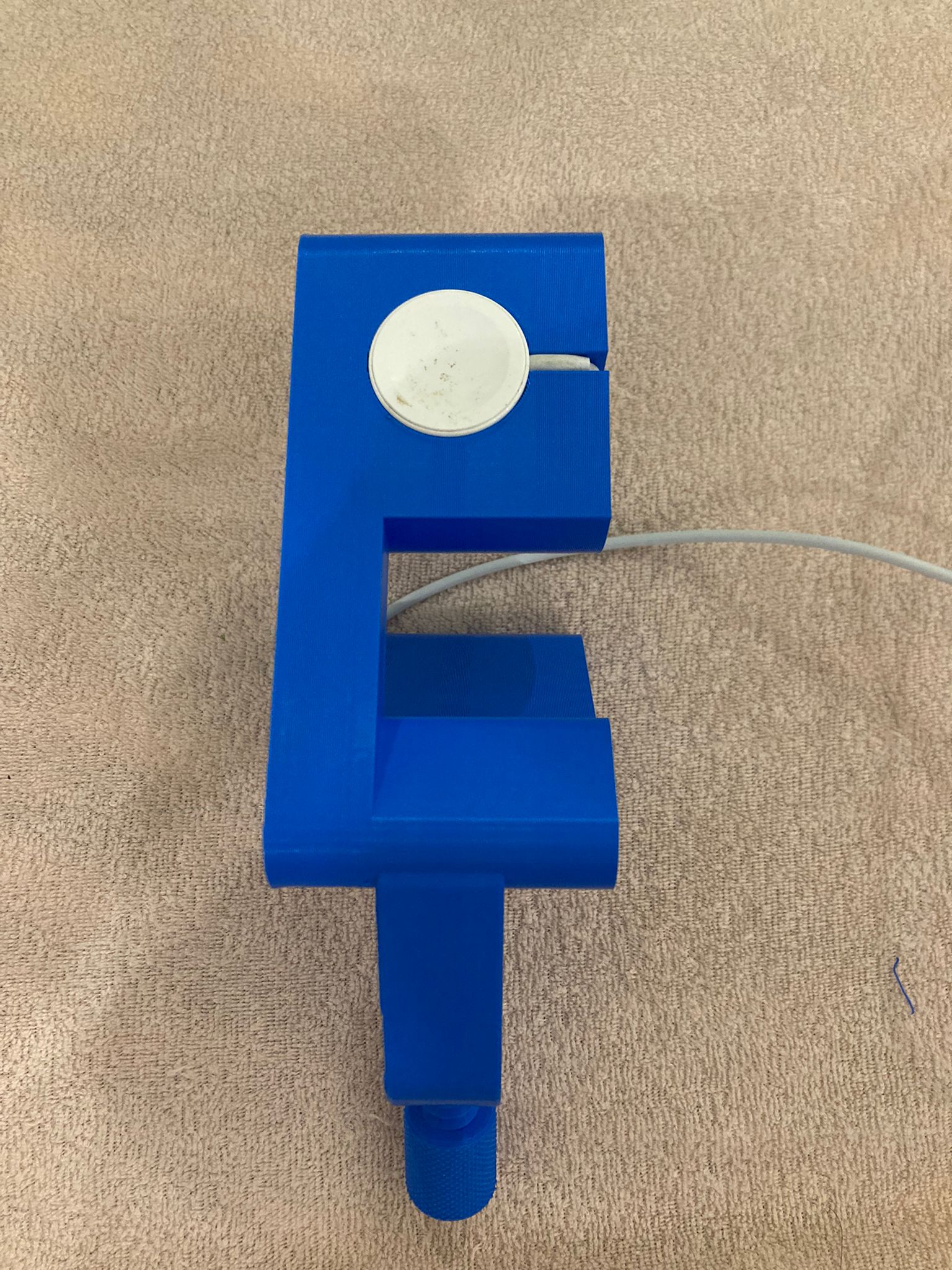 Iwatch stand with clamp by Zizacek Download free STL model