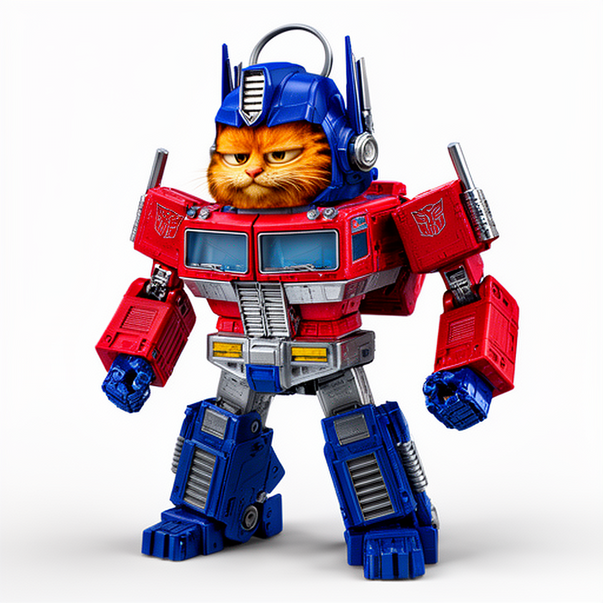 Garfield Optimus Prime Ring Figure