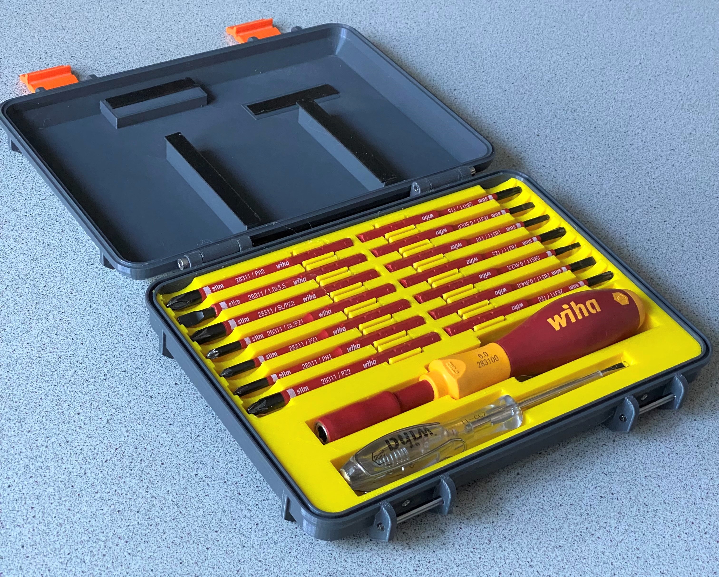 WiHa Screwdrivers Schraubendreher Box by Tritschi Download free STL