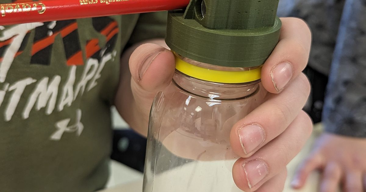 Gatorade Bottle Pencil Sharpener by Maker Matt Download free STL