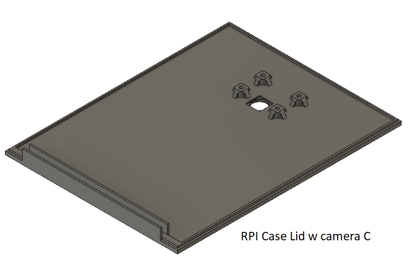 Miniatura 10 do modelo 3D Raspberry PI Case for camera, with flexible stand
