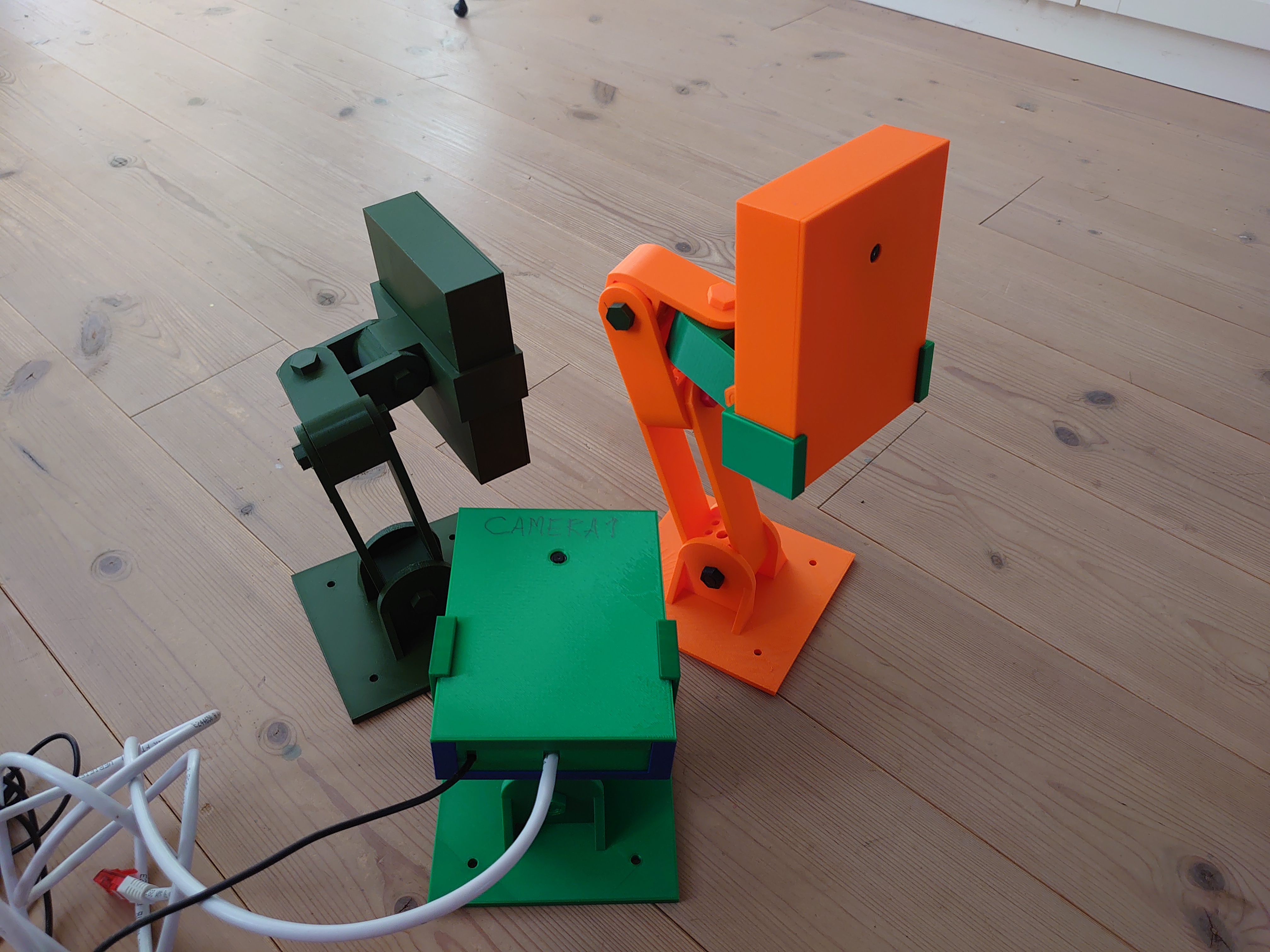 Miniatura 3 do modelo 3D Raspberry PI Case for camera, with flexible stand