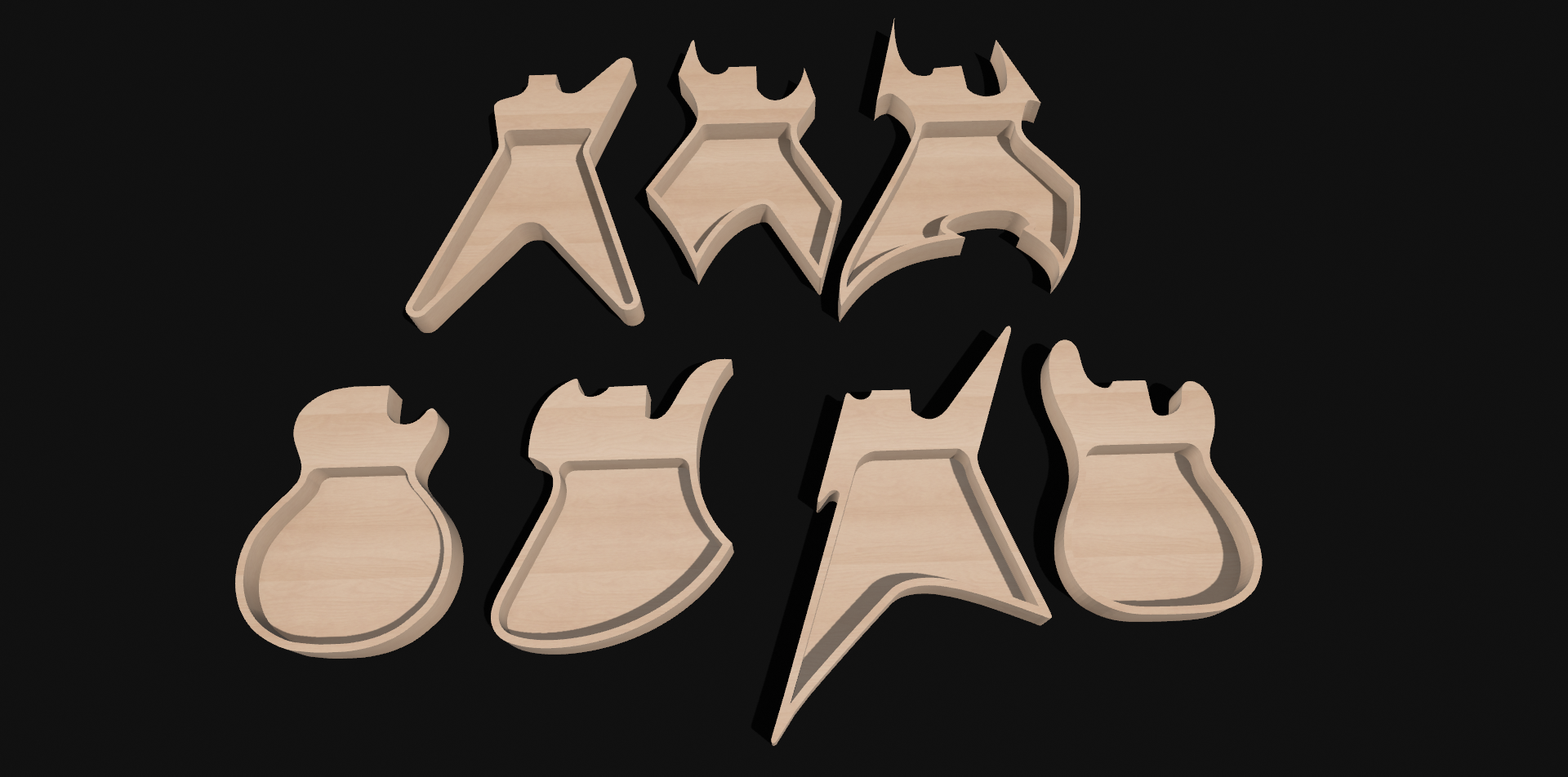 Guitar Pick Trays
