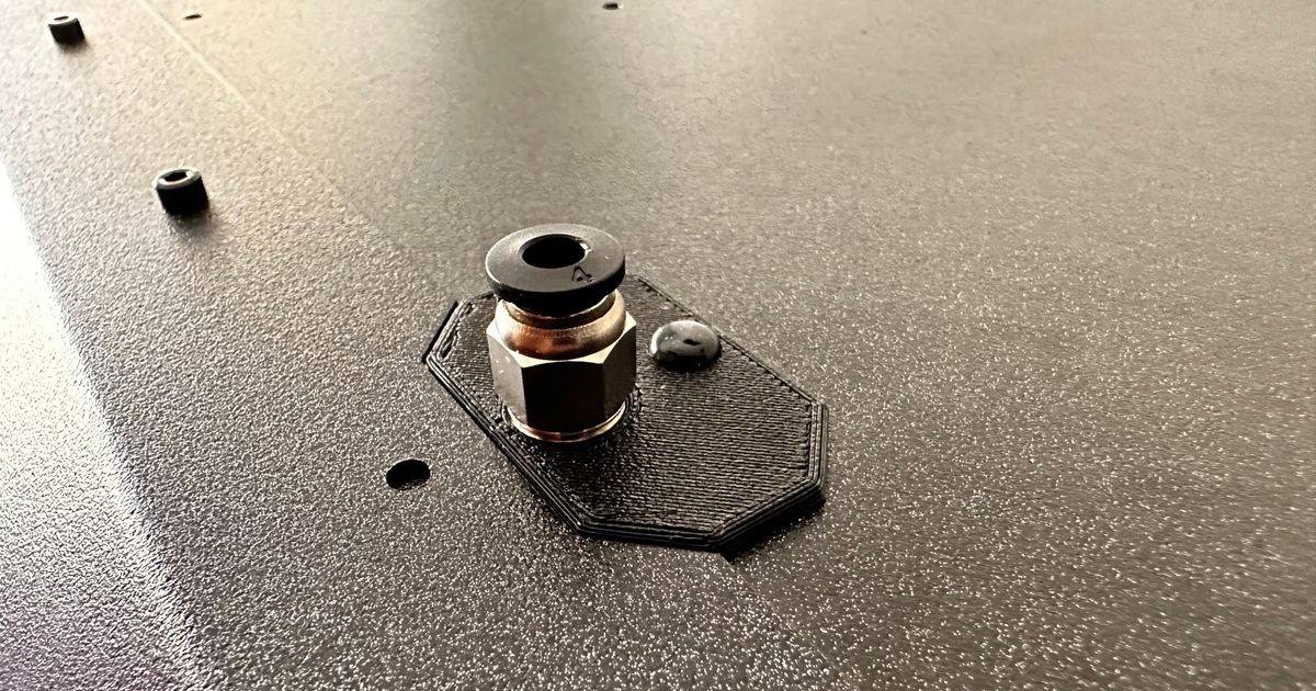 Top Edge Plug with coupler for PC4M10 by maker_whale Download free STL model