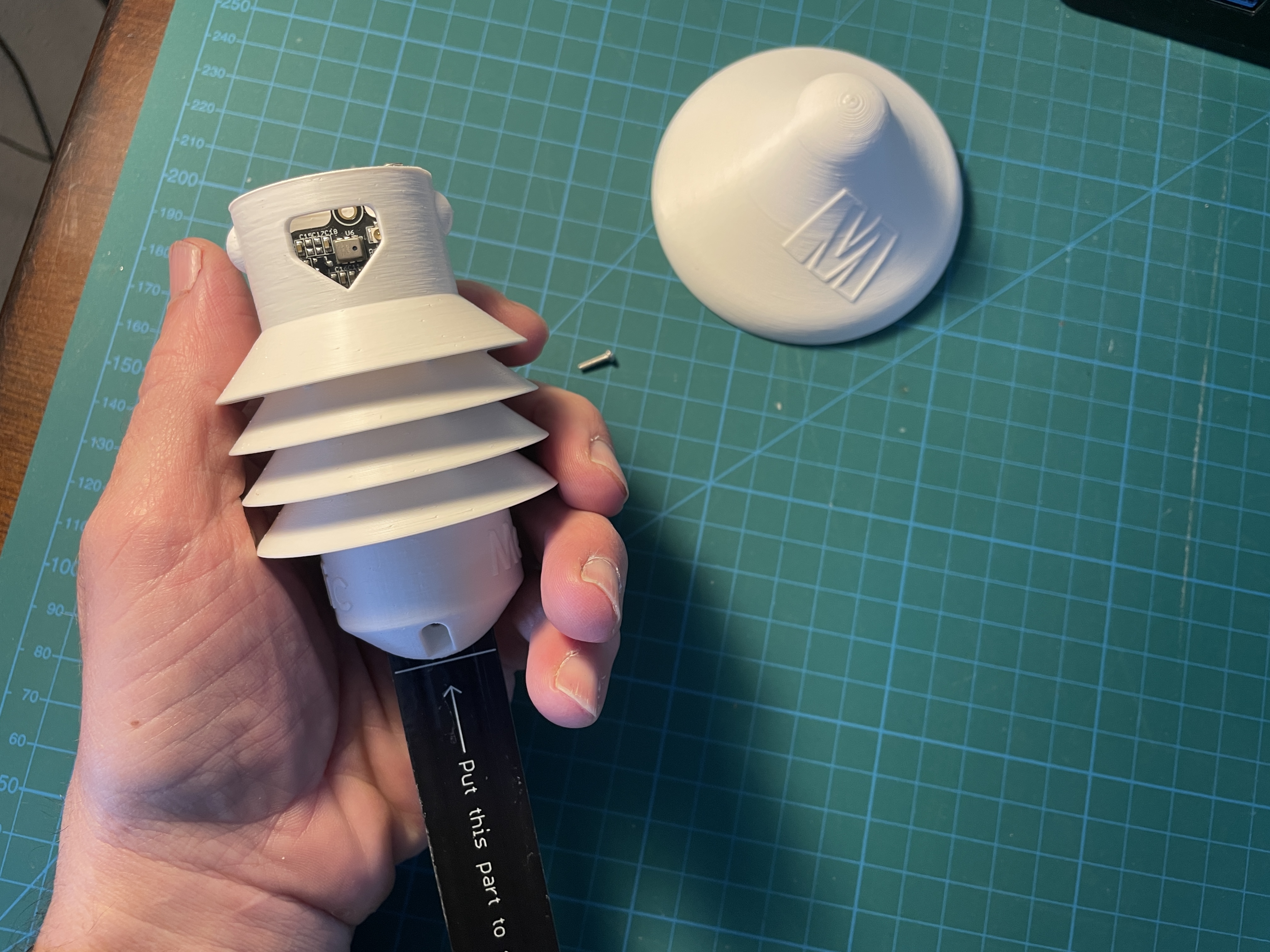 Soil Moisture Sensor Enclosure for MakerFabs V3