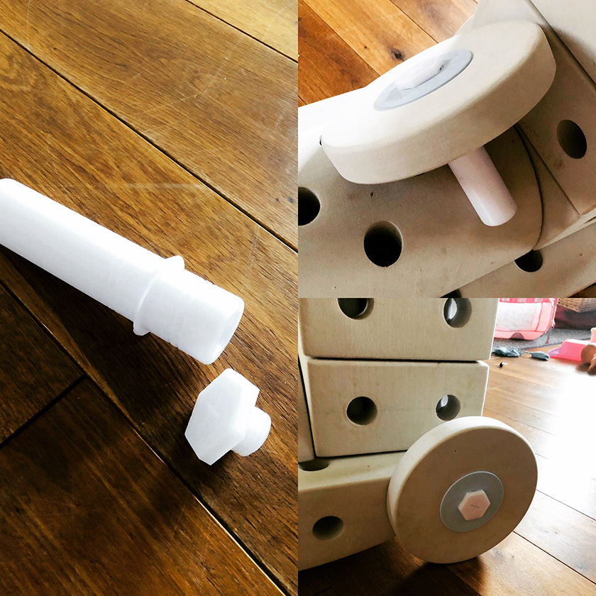 Modutoy enhancement for wheels