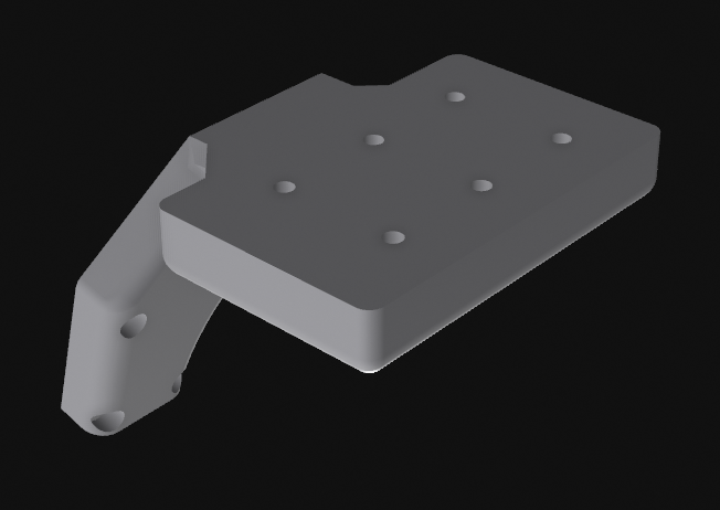 Logitech RS shifter bracket for Playseat Challenge pro rs50