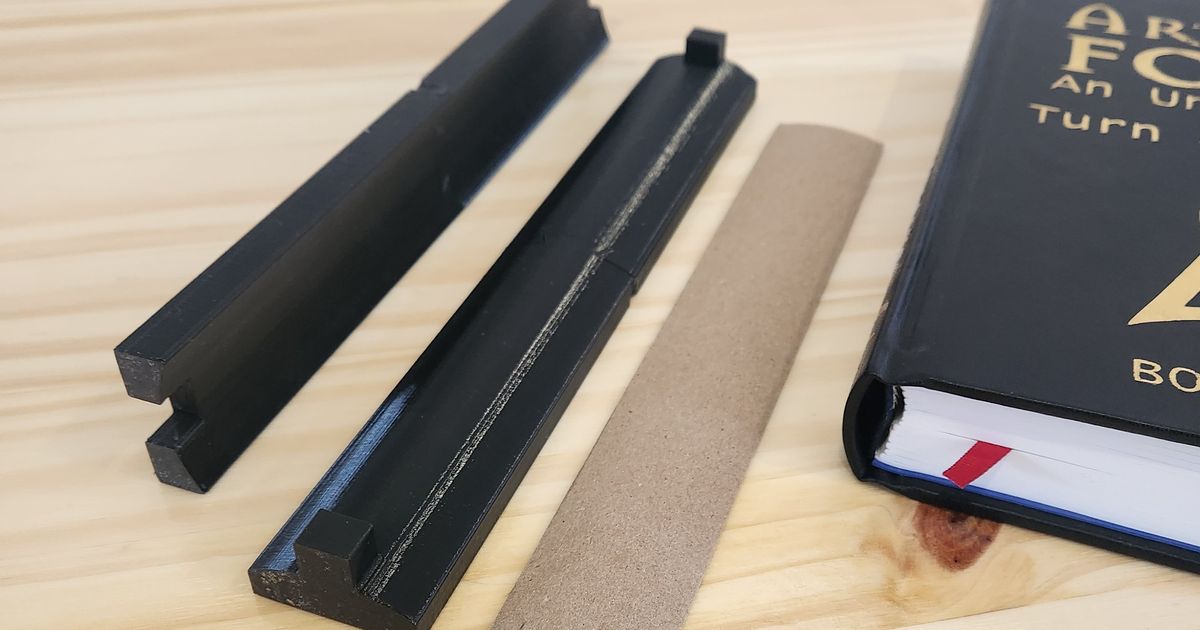 Bookbinding Spine Clamp by MrRogers Download free STL model