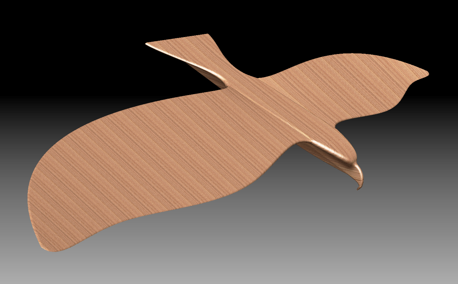 Stylized eagle glider
